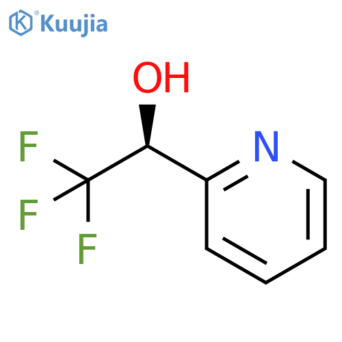 (1S)-2,2,2-trifluoro-1-(pyridin-2-yl)ethan-1-ol structure