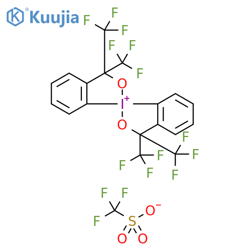7-oxido-9,9-bis(trifluoromethyl)-7$l^{5}-ioda-8-oxabicyclo[4.3.0]nona-1,3,5-triene 7-oxide; tetrabutylazanium structure
