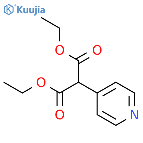 Diethyl 2-(pyridin-4-yl)malonate structure