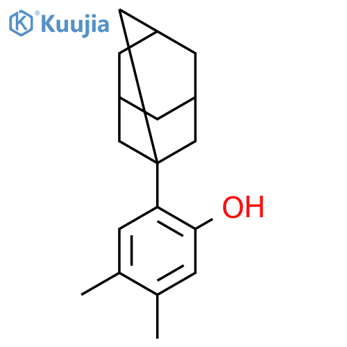 Phenol, 4,5-dimethyl-2-tricyclo[3.3.1.13,7]dec-1-yl- structure