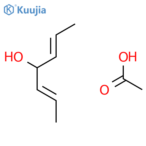 2,5-HEPTADIEN-4-OL, ACETATE, (E,E)- structure