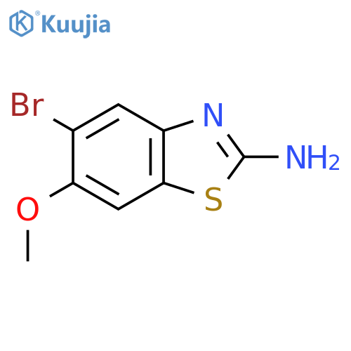 5-Bromo-6-methoxybenzo[d]thiazol-2-amine structure