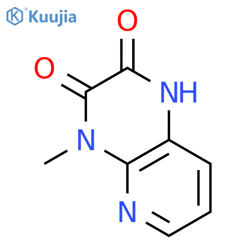 4-methyl-1H,2H,3H,4H-pyrido2,3-bpyrazine-2,3-dione structure