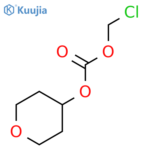 chloromethyl tetrahydro-2H-pyran-4-yl carbonate structure