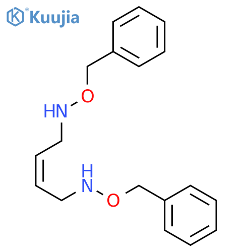 2-Butene-1,4-diamine, N,N'-bis(phenylmethoxy)-, (2Z)- structure