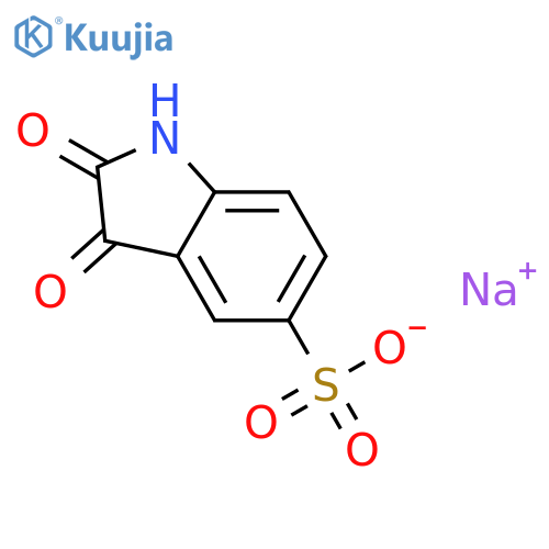 Isatin-5-sulfonic Acid Monosodium Salt structure