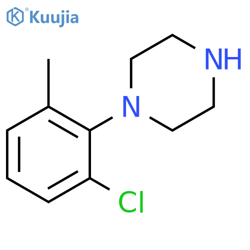 1-(2-chloro-6-methylphenyl)piperazine structure