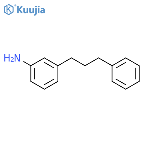 3-(3-phenylpropyl)aniline structure