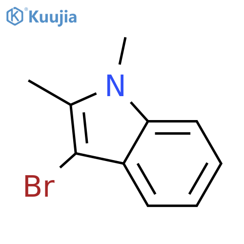 3-Bromo-1,2-dimethyl-1H-indole structure