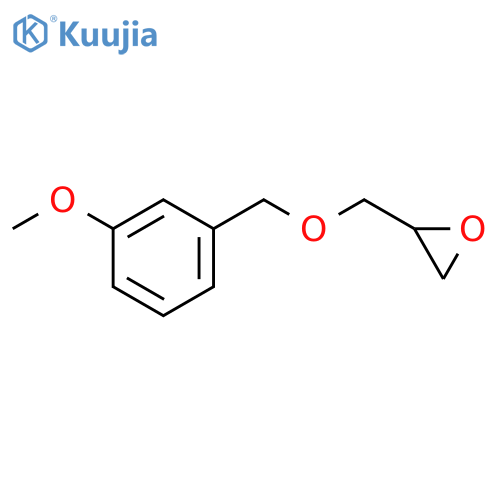 2-{(3-Methoxyphenyl)methoxymethyl}oxirane structure
