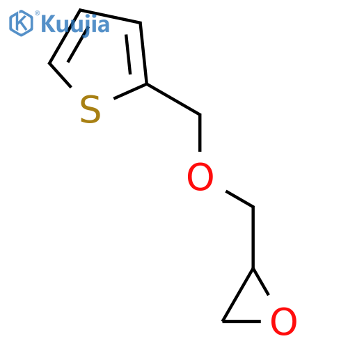 2-(Thiophen-2-ylmethoxy)methyloxirane structure