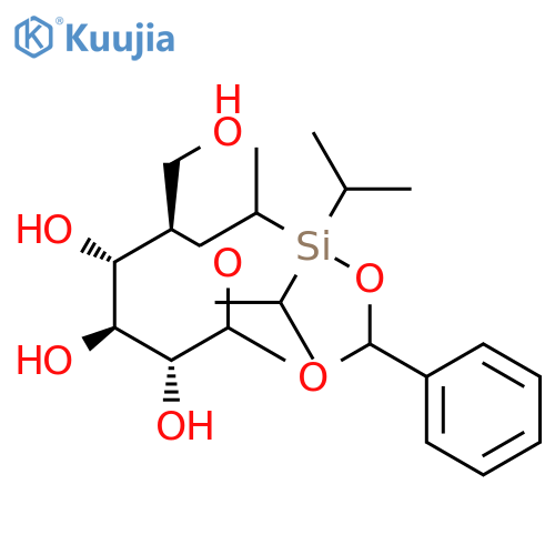 D-Glucopyranoside, phenyl[[tris(1-methylethyl)silyl]oxy]methyl structure