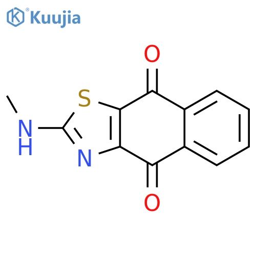 2-(Methylamino)naphtho[2,3-d]thiazole-4,9-dione structure