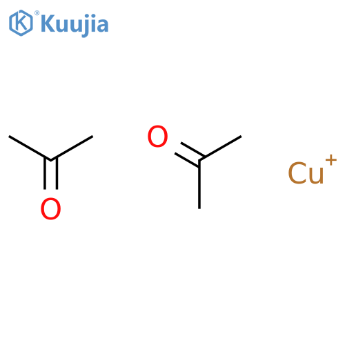 COPPER(1+), BIS(2-PROPANONE)- structure