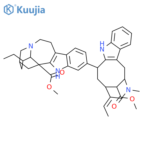 methyl 13-[(19E)-17-methoxy-17-oxovobasan-3-yl]ibogamine-18-carboxylate structure