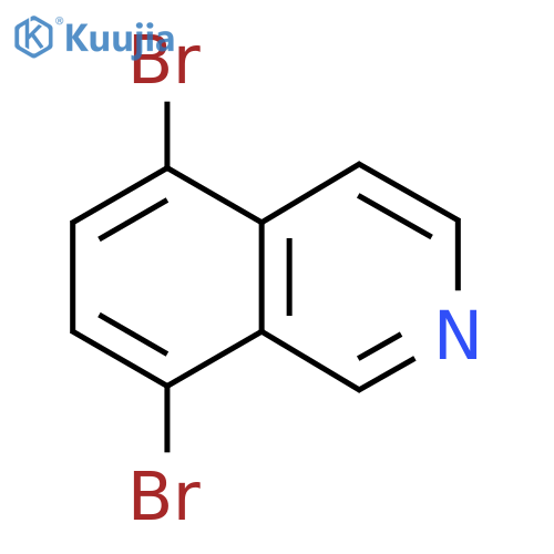 5,8-Dibromoisoquinoline structure