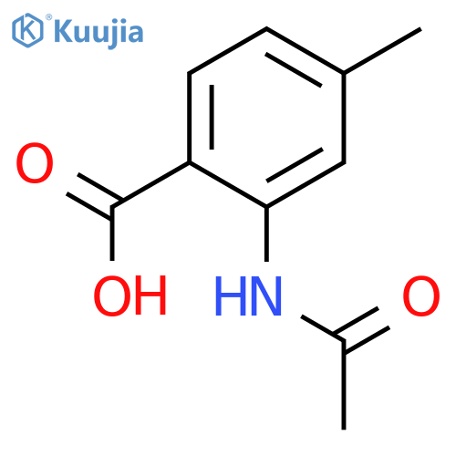 2-Acetamido-p-toluic Acid structure