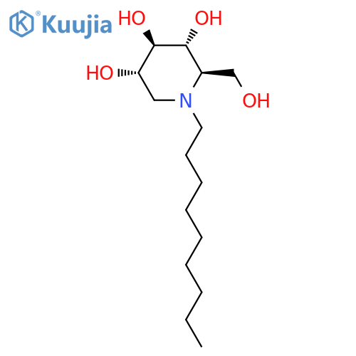 N-(n-Nonyl)deoxynojirimycin structure