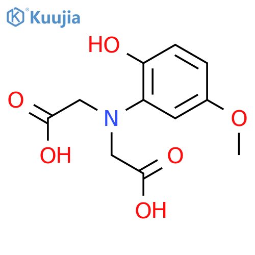 Glycine, N-(carboxymethyl)-N-(2-hydroxy-5-methoxyphenyl)- structure