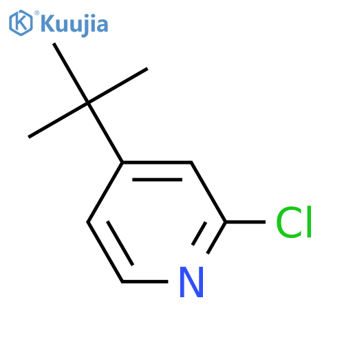 4-tert-butyl-2-chloropyridine structure
