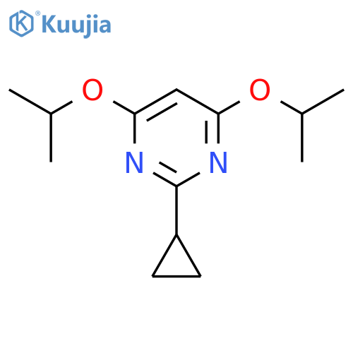 Pyrimidine,2-cyclopropyl-4,6-bis(1-methylethoxy)- structure