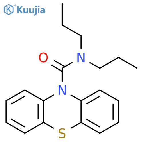 N,N-dipropylphenothiazine-10-carboxamide structure