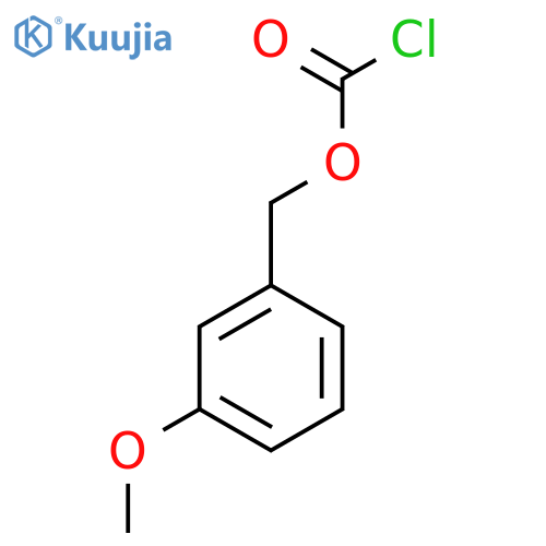 (3-Methoxyphenyl)methyl chloroformate structure