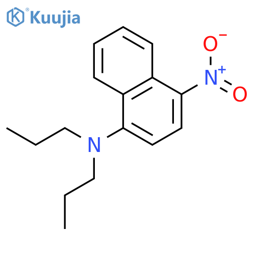 1-NAPHTHALENAMINE, 4-NITRO-N,N-DIPROPYL- structure