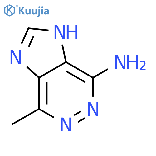 4-methyl-1H-Imidazo[4,5-d]pyridazin-7-amine structure