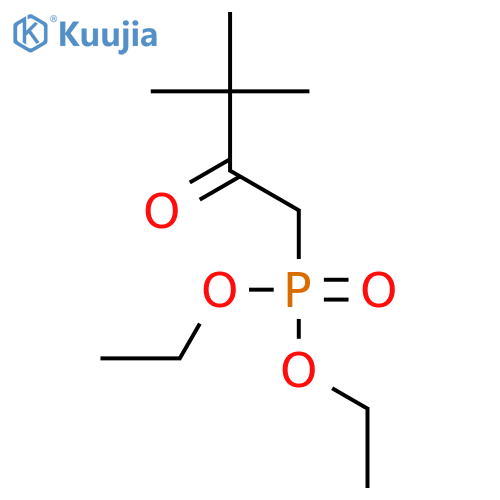 Phosphonic acid,P-(3,3-dimethyl-2-oxobutyl)-, diethyl ester structure