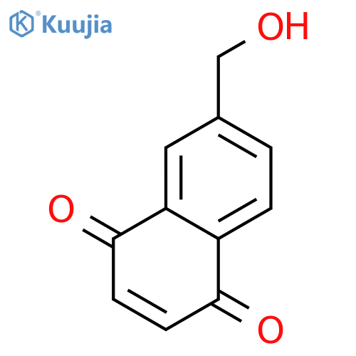6-(hydroxymethyl)naphthalene-1,4-dione structure