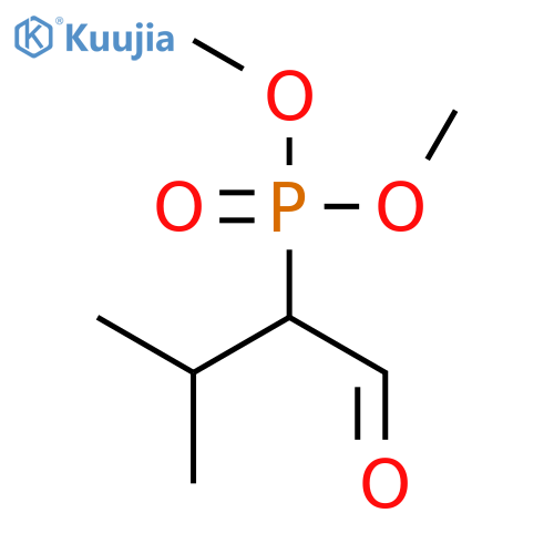 PHOSPHONIC ACID, (1-FORMYL-2-METHYLPROPYL)-, DIMETHYL ESTER structure