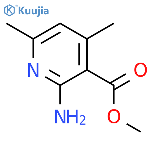3-PYRIDINECARBOXYLIC ACID, 2-AMINO-4,6-DIMETHYL-, METHYL ESTER structure