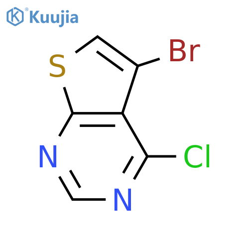 5-Bromo-4-chlorothieno[2,3-d]pyrimidine structure