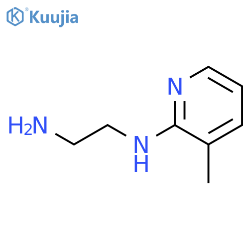 N-(3-methylpyridin-2-yl)ethane-1,2-diamine structure
