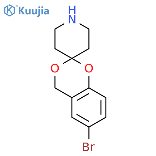 6-Bromo-4H-spiro[benzo[d][1,3]dioxine-2,4'-piperidine] structure