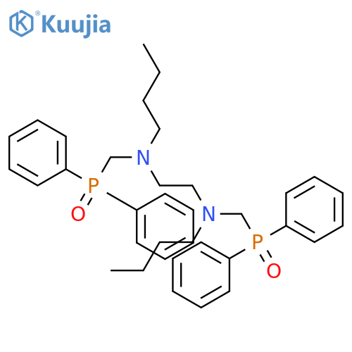 1,2-Ethanediamine, N,N'-dibutyl-N,N'-bis[(diphenylphosphinyl)methyl]- structure