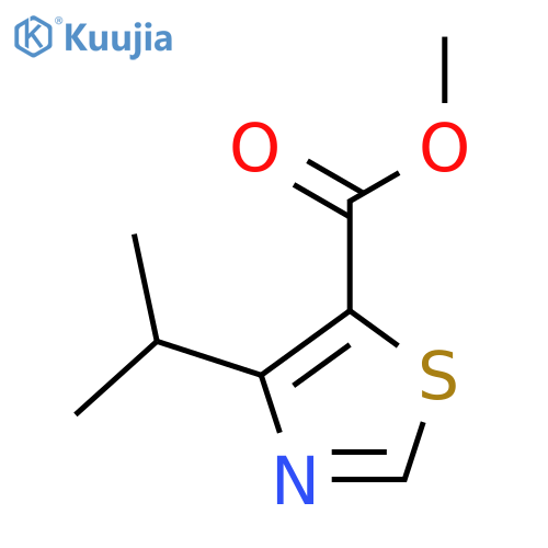 Methyl 4-isopropylthiazole-5-carboxylate structure