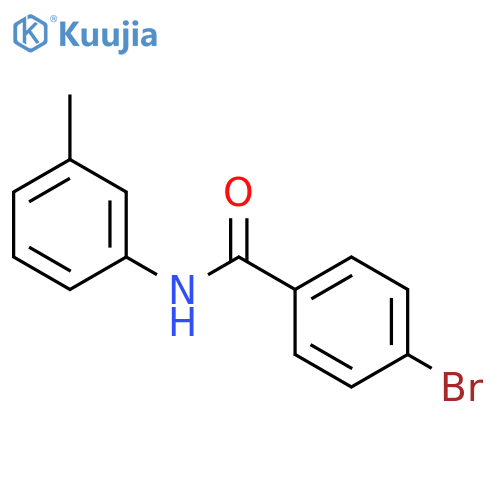 4-bromo-n-(3-methylphenyl)benzamide structure