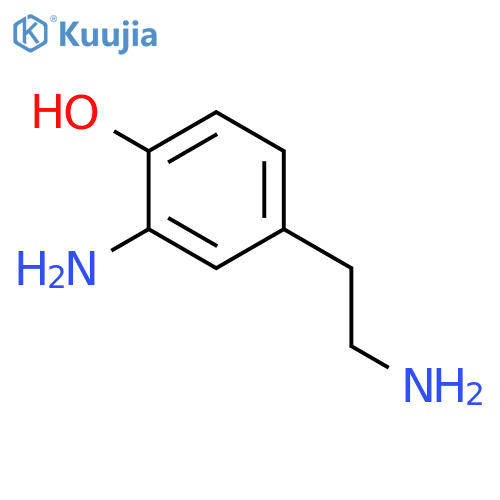 3-aminotyramine structure