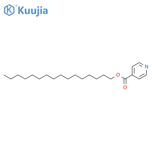 Isonicotinic acid, hexadecyl ester structure