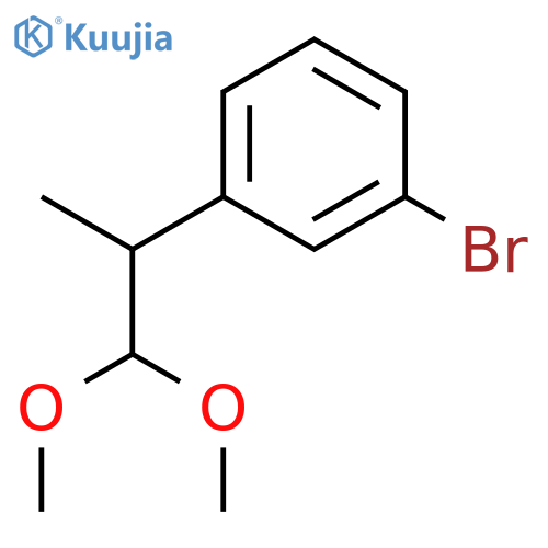 Benzene, 1-bromo-3-(2,2-dimethoxy-1-methylethyl)- structure