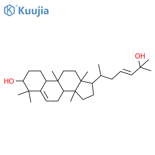 Cucurbita-5,23-diene-3,25-diol; (3β,23E)-form structure