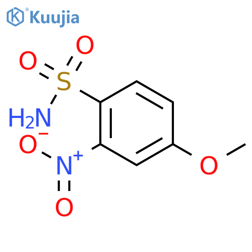 4-Methoxy-2-nitrobenzene-1-sulfonamide structure