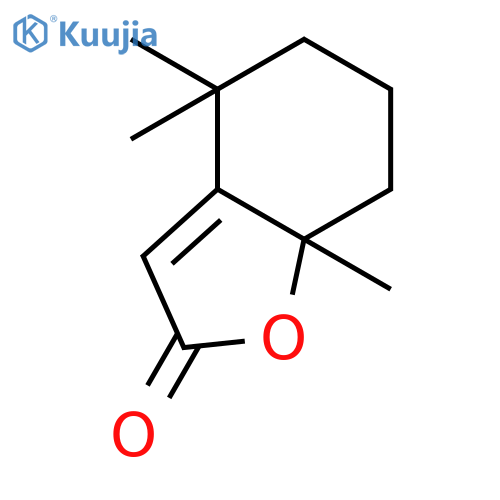 (S)-4,4,7A-Trimethyl-5,6,7,7A-tetrahydrobenzofuran-2(4H)-one structure