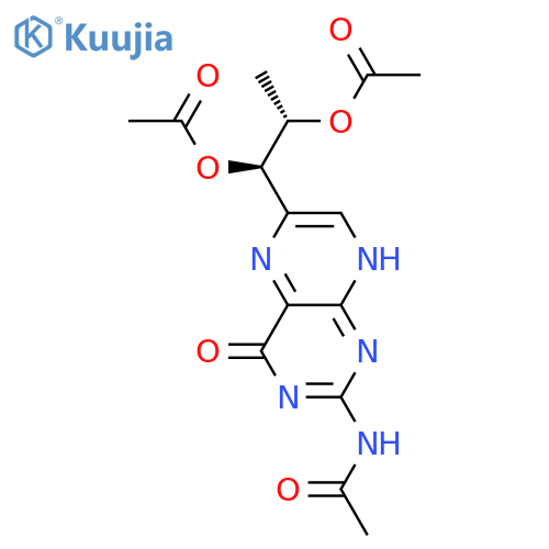 2-N-Acetyl-1’,2’-di-O-acetyl-6-biopterin structure