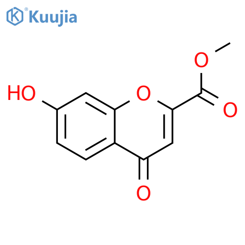 Methyl 7-hydroxy-4-oxo-4H-chromene-2-carboxylate structure