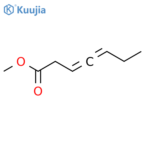 3,4-Heptadienoic acid, methyl ester structure
