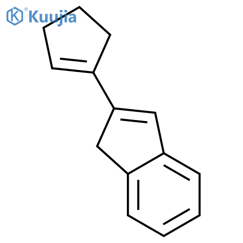1H-Indene, 2-(1-cyclopenten-1-yl)- structure