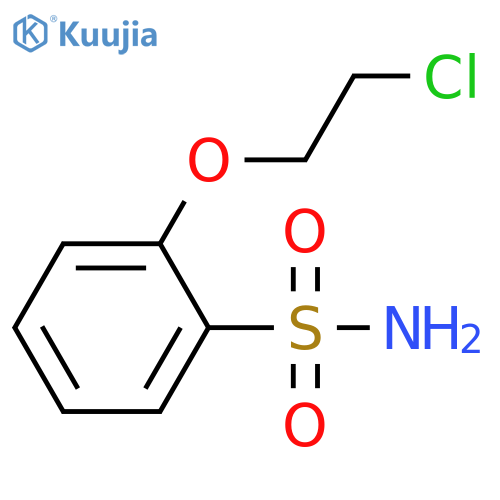 2-(2-Chloroethoxy)benzenesulfonamide structure